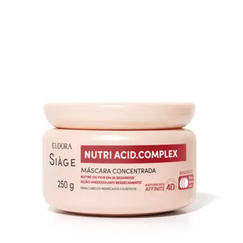 Máscara de Tratamento Capilar Siàge Nutri Acid Complex Com 250 g