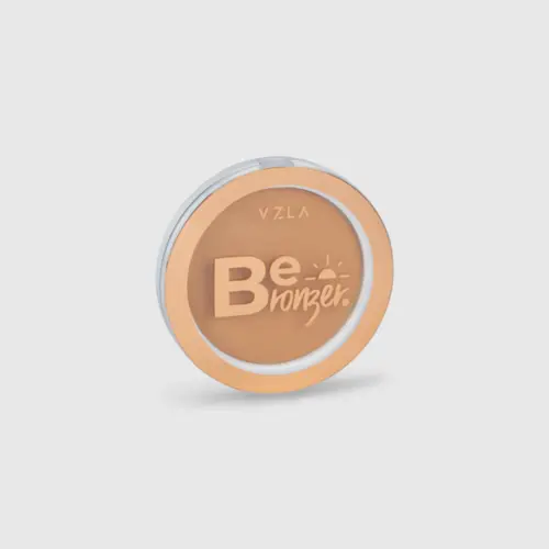 Pó bronzeador Vizzela Be Bronzer efeito bronzeado acetinado e toque aveludado Com 9 g