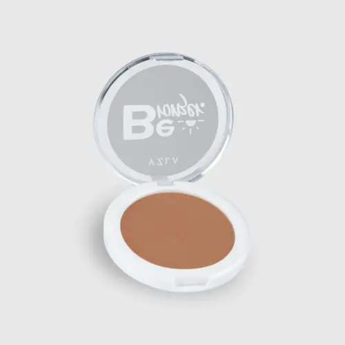 Pó bronzeador Vizzela tom 03 Sunrise acabamento acetinado e toque aveludado Com 9g