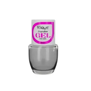 Top Coat verniz efeito gel Novo Toque transparente Com 9 ml
