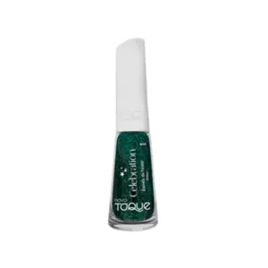 Esmalte Novo Toque Estrela da Noite Glitter Com 8 ml