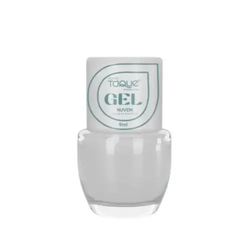 Top Coat Novo Toque Transparente Efeito Gel Com 9ml