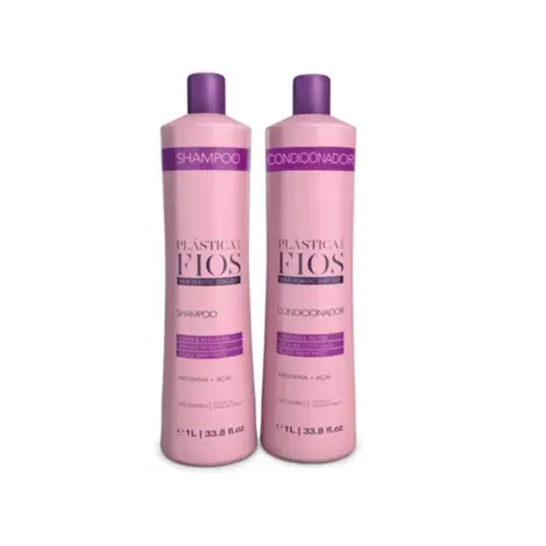 Kit Cadiveu Plástica dos Fios Shampoo e Condicionador Com 1 L