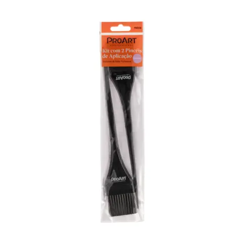 Kit Pincéis de Aplicação ProArt plástico preto Com 2 unidades
