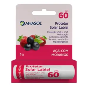 Hidratante Labial Anasol FPS60 açaí 5g