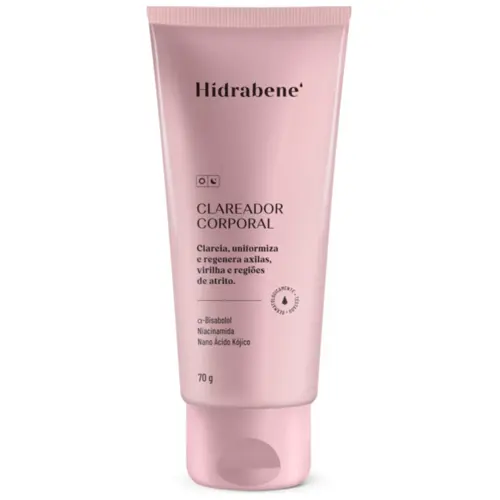 Creme Clareador Corporal Hidrabene Hidratante e Clareador Com 70 g