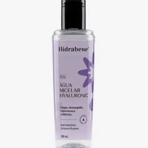 Água Micelar Hidratante Hidrabene Hyaluronic Com 200 ml