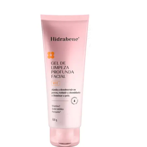 Gel de Limpeza profunda Facial Hidrabene com Vitamina C Com 120 g