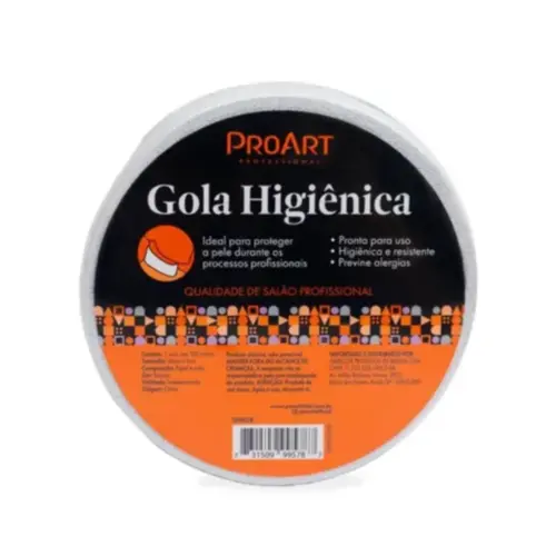 Gola higiênica Proart Branca Rolo Com 1 unidade