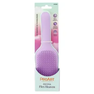Escova De Cabelo Flex Heaven Roxa  PROART -  Com 1 unidade