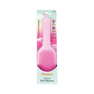 Escova redonda Proart Flex Heaven Rosa Com 1 unidade