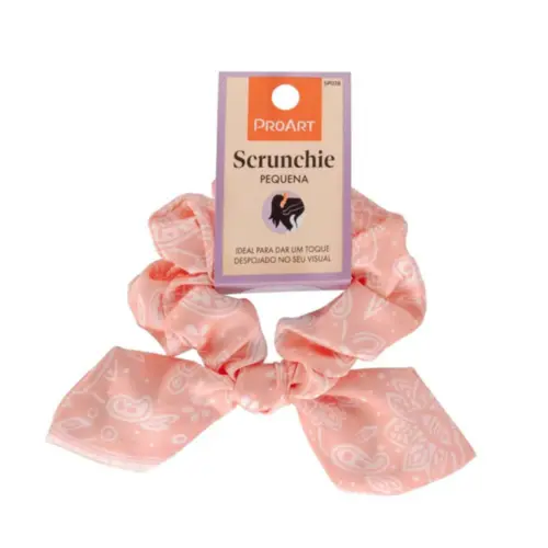 Scrunchie ProArt Pequeno Salmão Com 1 unidade