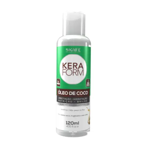Óleo de Coco Skafe Keraform Natutrat Antirressecamento Vegano Sem Parabenos Sem Silicones Sem Petrolato Sem Óleo Mineral