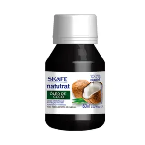 Óleo de Coco Capilar Skafe Natutrat 100% vegetal Com 60 ml