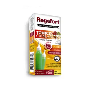 Tônico Capilar Skafe Regefort 3 em 1 Com 40 ml