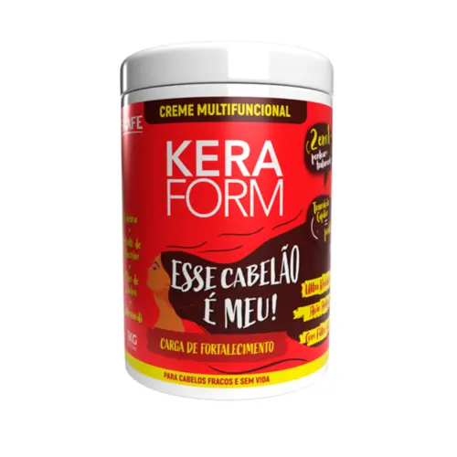 Creme de Tratamento Intensivo Skafe Keraform 10 em 1 Com 1 kg