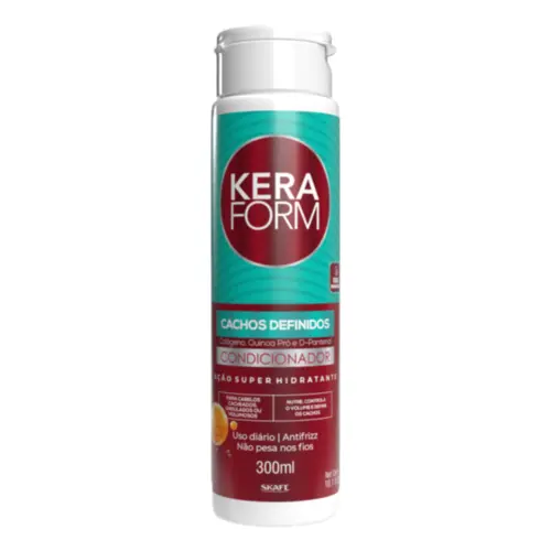 Condicionador Skafe Keraform Cachos Definidos Com 300 ml