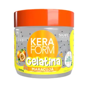 Gelatina Modeladora para Cabelos Keraform Skafe Maracujá Com 500 g