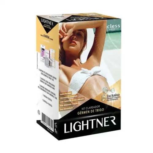 Kit Descolorante Banho de Lua Lightner Germen de Trigo Cless Akua Com 1 óleo Protetor Corporal 15 ml 1 pó Descolorante 2