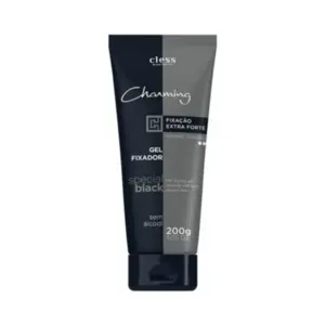 Gel Fixador Cless Charming Black Extra Forte Com 200 g