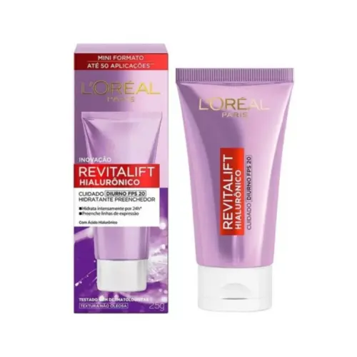 Hidratante Facial L'Oréal Revitalift Hialuronico Diurno Fps20 25g
