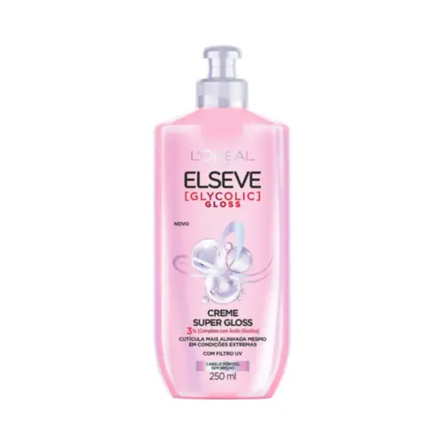 Creme para Pentear Elseve Glycolic Gloss 250ml