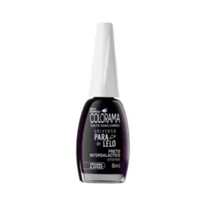 Esmalte Colorama Preto Intergaláctico Com 8 ml