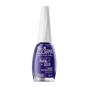 Esmalte Colorama Roxo Metaverso Com 8 ml