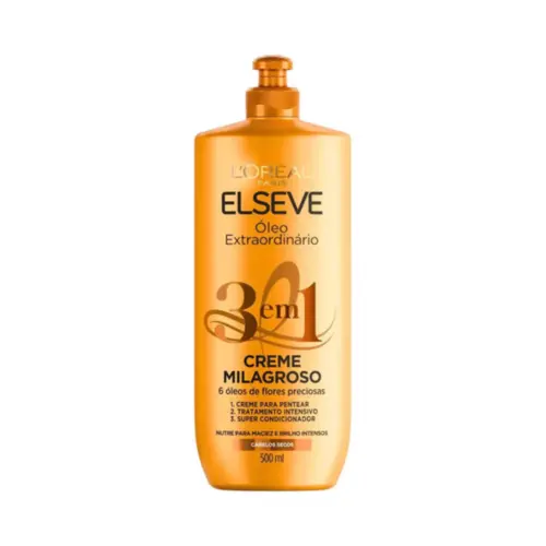 Óleo Capilar extraordinário Elseve L'Oréal Paris 3 em 1 Com 500 ml