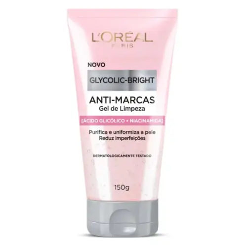 Gel de Limpeza Facial L'Oréal Paris Glycolic Bright Com 150 g