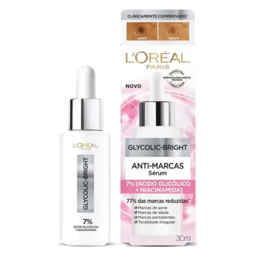 Sérum Facial L'Oréal Glycolic Bright Instant Glowing Com 30 ml