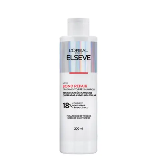 Tratamento Pré Shampoo L'Oréal Paris Elseve Bond Repair Com 200 ml
