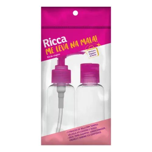 Kit de Viagem Ricca 3314 Colors Com 2 unidades