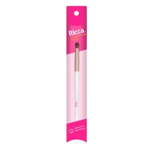 Pincel de Maquiagem Ricca Rose Gold Esfumar Pequeno Com 1 unidade