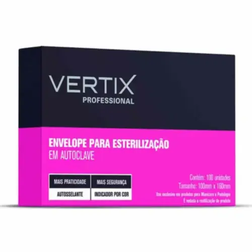 Envelope para esterilização Vertix Belliz 10x16 Com 100 unidades