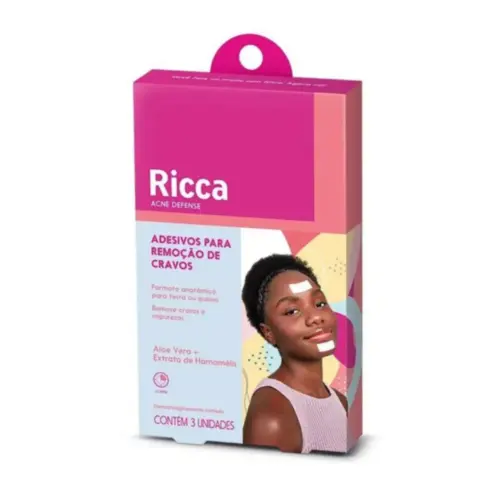Fita adesiva Ricca Zona T e Queixo Com 3 unidades