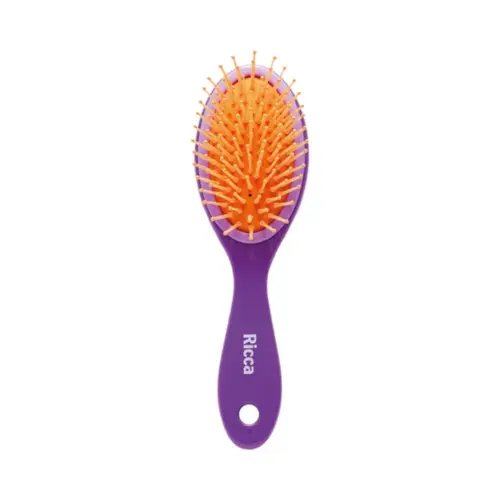 Escova de Cabelo Ricca Oval Midi Colors Roxa Com 1 unidade