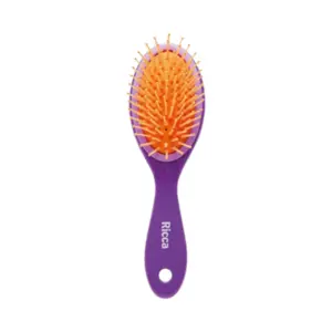 Escova de Cabelo Ricca Oval Midi Colors Roxa Com 1 unidade