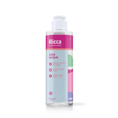 Água micelar Ricca Funcional Belliz Com 200 ml