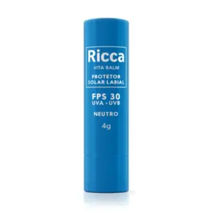 Hidratante Labial Ricca Neutro FPS 30 Com 1 unidade