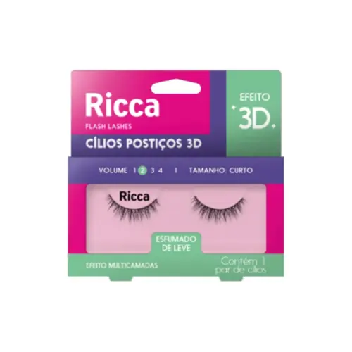 Cílios Postiços Belliz Volume 02 Curto 402 Com 1 unidade