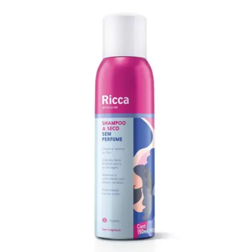 Shampoo a seco Ricca sem perfume Com 150 ml