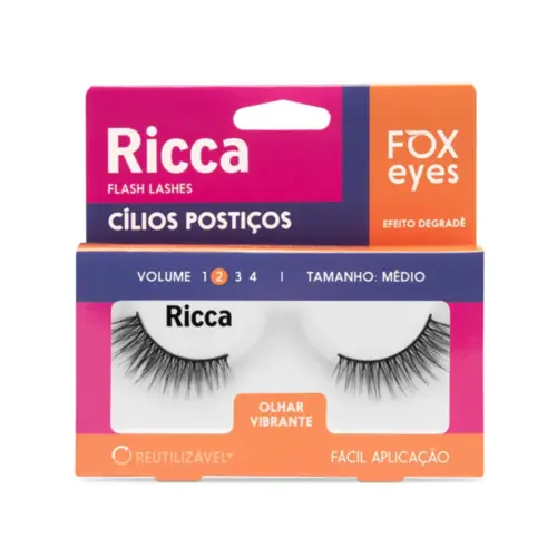 CILIOS RICCA FOX EYES OLHAR VIBRANTE