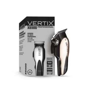 Máquina de Corte Vertix Profissional sem cabo X8900 Chrome Lithium Bivolt Com 1 unidade