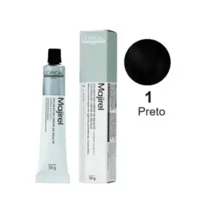 Coloração L'oreal Professionnel Majirel 1 Preto Com 60 g