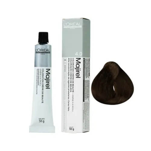 Coloração L'Oréal Professionnel Majirel 4.0 Castanho Intenso Com 50 g