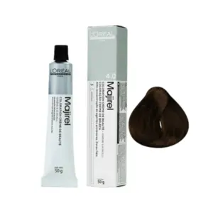Coloração L'Oréal Professionnel Majirel 4.0 Castanho Intenso Com 50 g