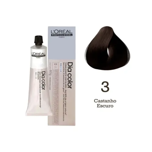 Coloração L'Oréal Professionnel Dia Color Tom 3 Com 60 ml