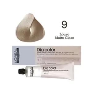 Coloração L'Oréal Professionnel Dia Color 9 Louro Muito Claro Com 60ml