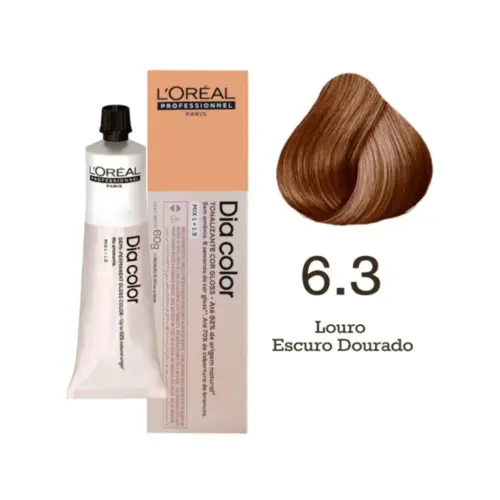 Coloração L'Oréal Professionnel Dia Color 6.3 Com 60ml
